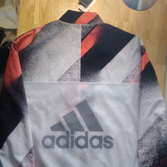 NWT Sample Adidas Color Block Unleash Confidence Windbreaker Jacket 2019 - Picture 8 of 9
